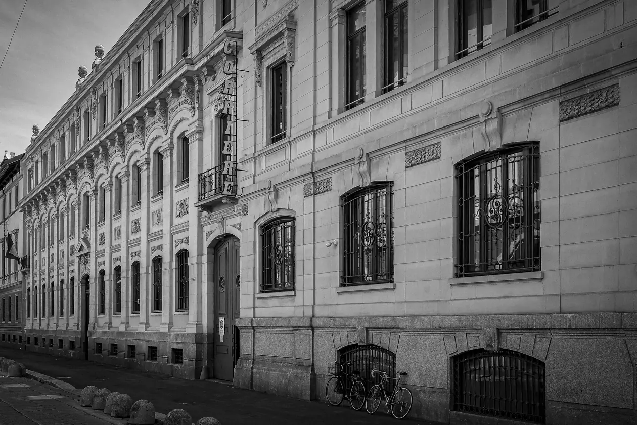 Facciata di un edificio milanese
